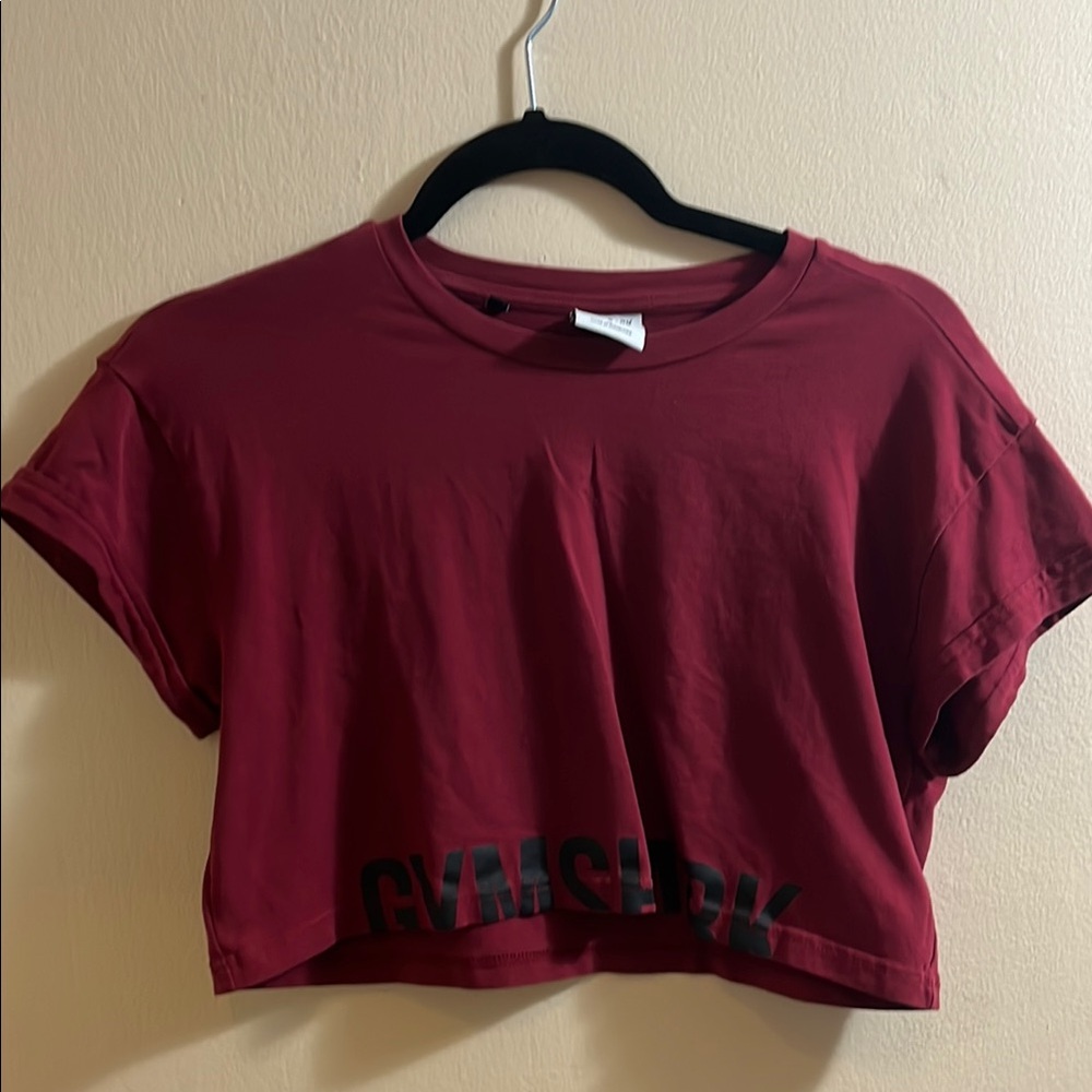 Gymshark Red Crop T-Shirt
